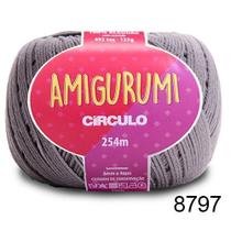Fio Amigurumi Círculo 125g Cor 8797 Aço - 254 Metros