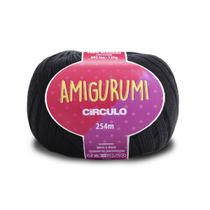 Fio Amigurumi Círculo - 254m/125g - 8990-Preto