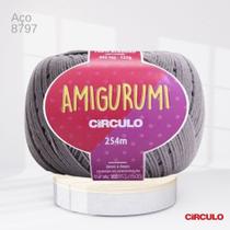 Fio Amigurumi Circulo 254m Cor Aço 8797