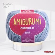 Fio Amigurumi Circulo 254m Cor Azul Aquário 2927