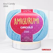 Fio Amigurumi Circulo 254m Cor Azul Candy 2856