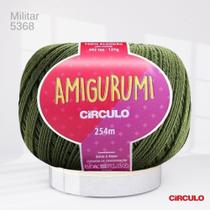 Fio Amigurumi Circulo 254m Cor Militar 5368