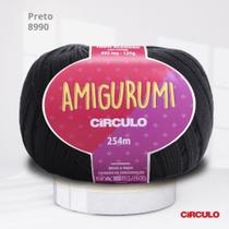 Fio Amigurumi Circulo 254m Cor Preto 8990