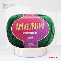 Fio Amigurumi Circulo 254m Cor Verde Bandeira 5767 Fio Amigurumi Circulo 254m Cor Verde Bandeira 5767
