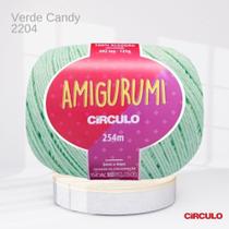 Fio Amigurumi Circulo 254m Cor Verde Candy 2204