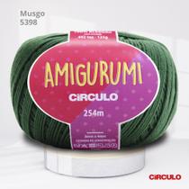 Fio Amigurumi Circulo 254m Cor Verde Musgo 5398