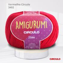 Fio Amigurumi Circulo 254m Cor Vermelho Circulo 3402