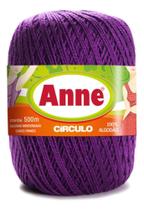 Fio Anne 500M Círculo: Brilho E Toque Suave P - 6313 - Amora Fio Anne 500M Círculo: Brilho E Toque Suave P - 6313 - Amora