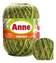 Fio Anne 500M Círculo: Brilho E Toque Suave P - 9392 - Folha Fio Anne 500M Círculo: Brilho E Toque Suave P - 9392 - Folha