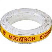 Fio Antena Coaxial Celular Megatron 67% Rg-06 Branco - 100M Fio Antena Coaxial Celular Megatron 67% Rg-06 Branco - 100M