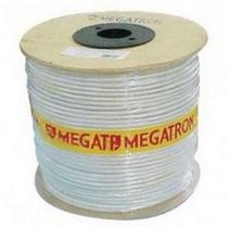 Fio Antena Coaxial Celular Megatron 67% Rg-59 Branco - 300M Fio Antena Coaxial Celular Megatron 67% Rg-59 Branco - 300M