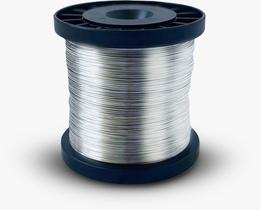 Fio arame de aço inox 0,45 212gr cerca elerica e artesanato