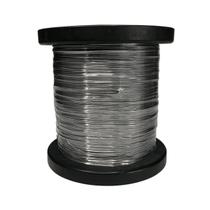 Fio arame de aço inox 0,45 500gr cerca elerica e artesanato