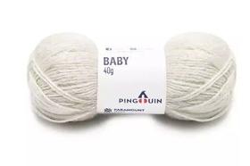 Fio Baby Pingouin 40g Cor 0004 Crú - Lã para Tricô