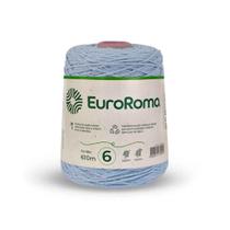 Fio Barbante Azul Bebê 4/6 600g 610m - Euroroma