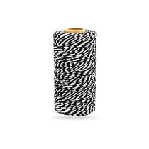 Fio Barbante Preto e Branco - 50m - 1 unidade - Rizzo