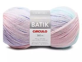Fio batik círculo 100 gr cor 9978 mescla sinfonia
