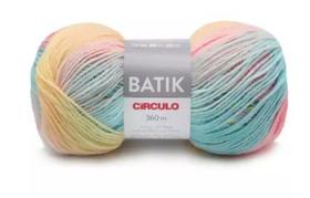 Fio batik circulo 100g cor 9034 mescla bem-me-quer