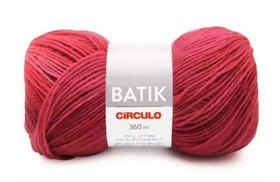 Fio batik circulo 100g cor 9035 mescla maçã do amor - 360 metros