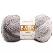 Fio batik circulo 100g cor 9509 mesc granito cinza - 360 metros Fio batik circulo 100g cor 9509 mesc granito cinza - 360 metros