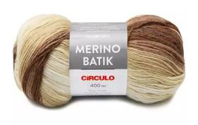 Fio batik merino círculo 100 gr cor 9895 saara