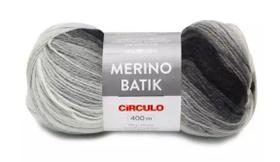 Fio batik merino círculo 100 gr cor 9919 vinil
