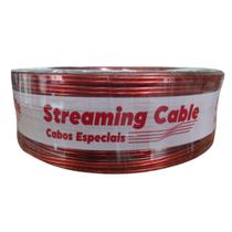 Fio Bicolor Paralelo Vermelho-Preto 2X0,50Mm Com 100 Metros - Streaming Cable