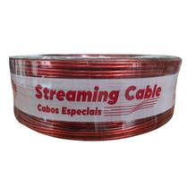 Fio Bicolor Paralelo Vermelho-Preto 2X0,50Mm Com 50 Metros - Streaming Cable