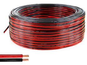 Fio Bicolor Paralelo Vermelho-preto Rolo 200 Metro 2x 0,50mm Fio Bicolor Paralelo Vermelho-preto Rolo 200 Metro 2x 0,50mm