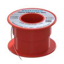 Fio BNTECHGO 28AWG FEP Teflon 30V 30,5 m Vermelho Fio BNTECHGO 28AWG FEP Teflon 30V 30,5 m Vermelho