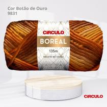 Fio Boreal Circulo 100g Cor Botão de Ouro 9831