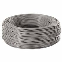 Fio Cabinho 0,50 mm Cinza Rolo 100 Metros