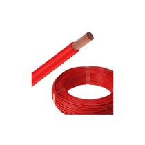 Fio Cabinho 0,75 mm Vermelho Rolo 100 Metros