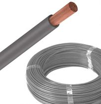 Fio Cabinho 0,75mm Cinza rolo com 100 Metros PK Sound Fio Cabinho 0,75mm Cinza rolo com 100 Metros PK Sound