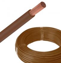 Fio Cabinho 1,5mm Marrom rolo com 100 Metros PK Sound