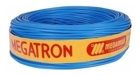 Fio Cabinho Flexível 6mm 100m Azul Megatron Fio Cabinho Flexível 6mm 100m Azul Megatron