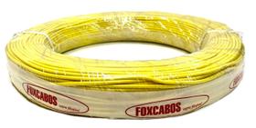 Fio Cabinho Flexível Amarelo 0,75mm Rolo Com 100m - 100 Metros