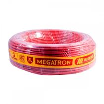 Fio Cabinho Flexivel Megatron 10,0 Vermelho 100M 7899
