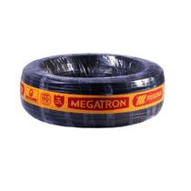 Fio Cabinho Flexível Preto Megatron 10,0 mm Rolo com 100 metros