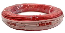 Fio Cabinho Flexível Vermelho 0,50mm Rolo Com 100m - 100 Metros