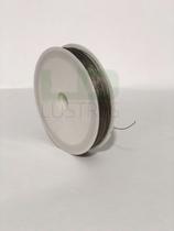 Fio Cabo Aço Inox Revestido 0.38mm Lustres Bijuterias 180M