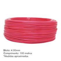 Fio Cabo Auto Naticon 4.00 Vermelho Fio Cabo Auto Naticon 4.00 Vermelho