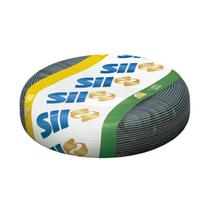 Fio Cabo Cobre Flex Sil 750V 10mm Rolo de 100M Preto