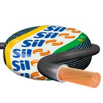 Fio Cabo Cobre Flexível 10mm 750v Rolo De 100m Sil Cores Anti Chama Inmetro