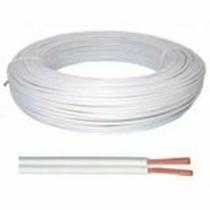 Fio/Cabo/Cordão Flexivel Paralelo , cor Branco, 2x2.50mm² 300V Rolo 100m - Fcondutores