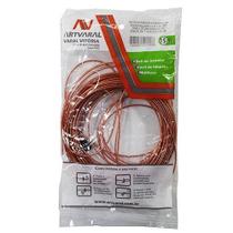 Fio Cabo De Aço 10m Para Varal Revestido Com Pvc Mega Varal