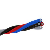 Fio Cabo De Alumínio Multiplex - Quadruplex 10-ni Azul - Rolo C/100 Metros Fio Cabo De Alumínio Multiplex - Quadruplex 10-ni Azul - Rolo C/100 Metros