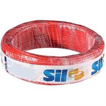 Fio Cabo Flex Sil 2,5mm Rolo Vermelho 100Mt