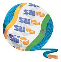 Fio Cabo Flexível 1.5mm 750v Elétrico Rolo Com 100m Azul Sil
