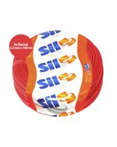 Fio Cabo Flexível 100 metros 750V 2,5mm Vermelho Sil